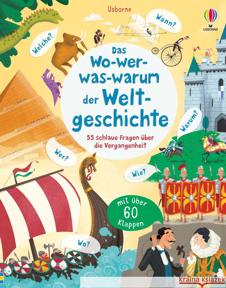 Das Wo-wer-was-warum der Weltgeschichte Daynes, Katie 9781789418651 Usborne Verlag - książka