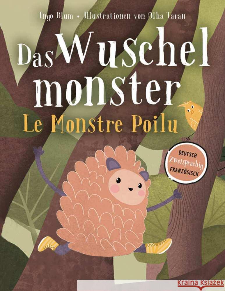 Das Wuschelmonster - Le monstre poilu Blum, Ingo 9783949514449 Kleine Leute Verlag - książka