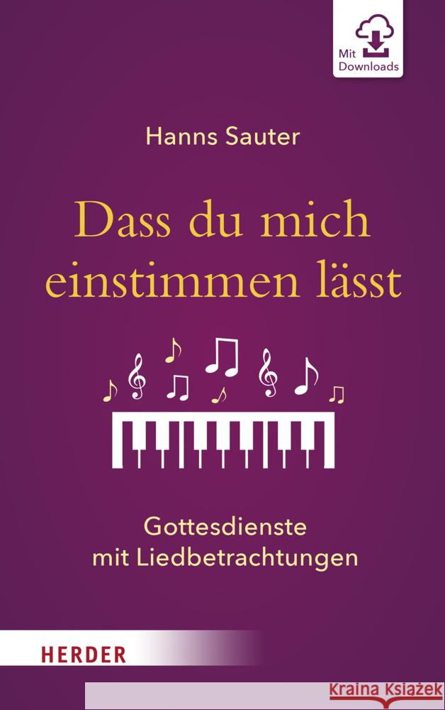 Dass du mich einstimmen lässt Sauter, Hanns 9783451399015 Herder, Freiburg - książka