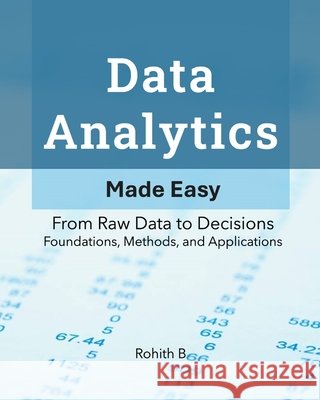 Data Analytics: From Raw Data to Decisions - Foundations, Methods, and Applications B, Rohith 9798275139198 Independently Published - książka