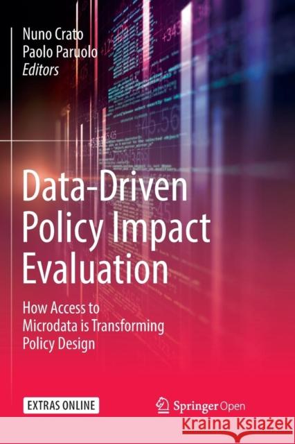 Data-Driven Policy Impact Evaluation: How Access to Microdata Is Transforming Policy Design Crato, Nuno 9783030087036 Springer - książka