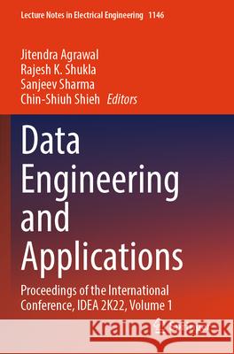 Data Engineering and Applications  9789819700394 Springer Nature Singapore - książka
