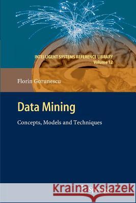 Data Mining: Concepts, Models and Techniques Florin Gorunescu 9783642267734 Springer-Verlag Berlin and Heidelberg GmbH &  - książka