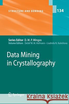 Data Mining in Crystallography  9783642261619 Springer, Berlin - książka