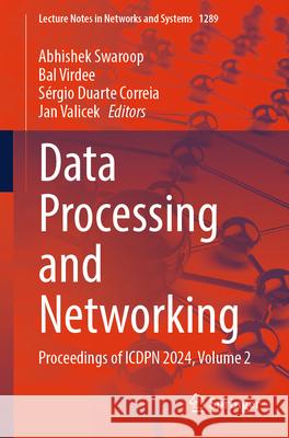 Data Processing and Networking  9789819655342 Springer - książka