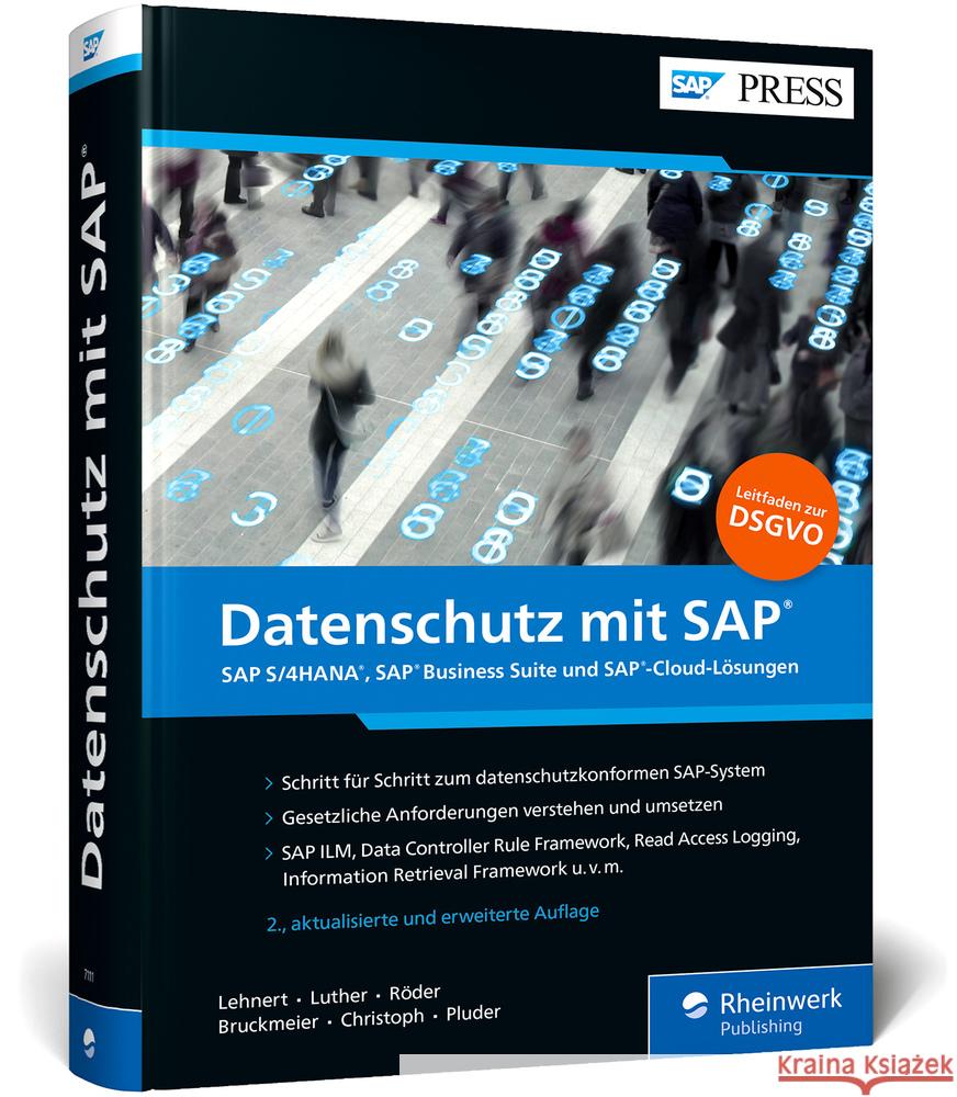 Datenschutz mit SAP Lehnert, Volker; Luther, Iwona; Röder, Markus 9783836271110 SAP PRESS - książka