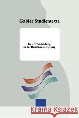 Datenverarbeitung in Der Rentenversicherung Ullrich Topf 9783409009812 Gabler Verlag - książka