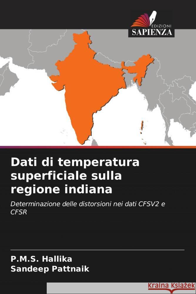 Dati di temperatura superficiale sulla regione indiana Hallika, P.M.S., Pattnaik, Sandeep 9786206267362 Edizioni Sapienza - książka