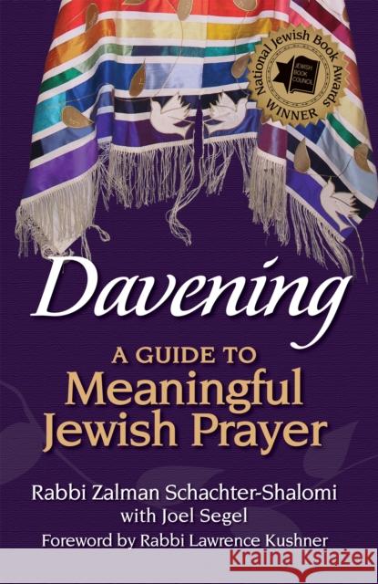 Davening: A Guide to Meaningful Jewish Prayer Rabbi Zalman M. Schachter-Shalomi Zalman M. Schachter-Shalomi Joel Segel 9781683360223 Jewish Lights Publishing - książka