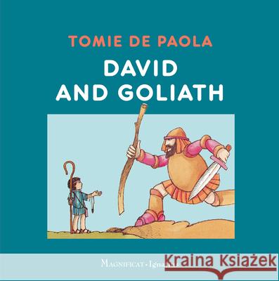 David and Goliath Tomie dePaola 9781621645337 Magnificat-Ignatius - książka