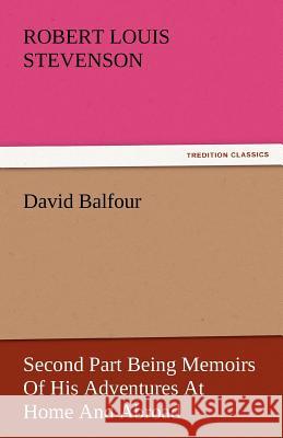 David Balfour  9783842442979 tredition GmbH - książka