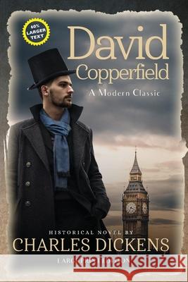 David Copperfield (Annotated, LARGE PRINT) Charles Dickens 9781649220608 Sastrugi Press Classics - książka