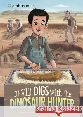 David Digs with the Dinosaur Hunter Ailynn Collins Eva Morales 9781663921369 Stone Arch Books - książka