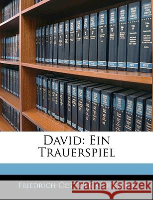 David: Ein Trauerspiel Friedrich Klopstock 9781144609670  - książka