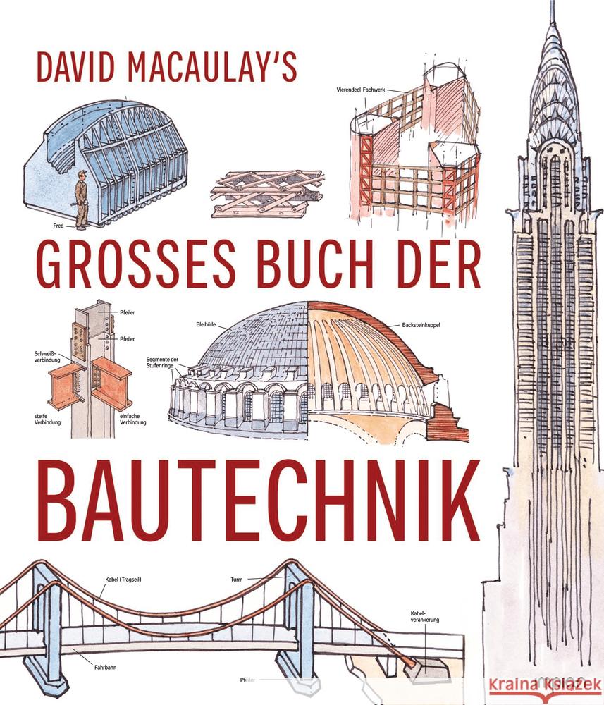 David Macaulay's großes Buch der Bautechnik Macaulay, David 9783962690991 Impian GmbH - książka