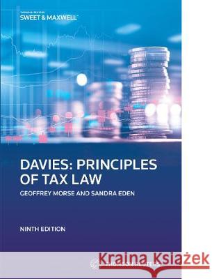 Davies: Principles of Tax Law Geoffrey Morse Sandra Eden  9780414075757 Sweet & Maxwell - książka