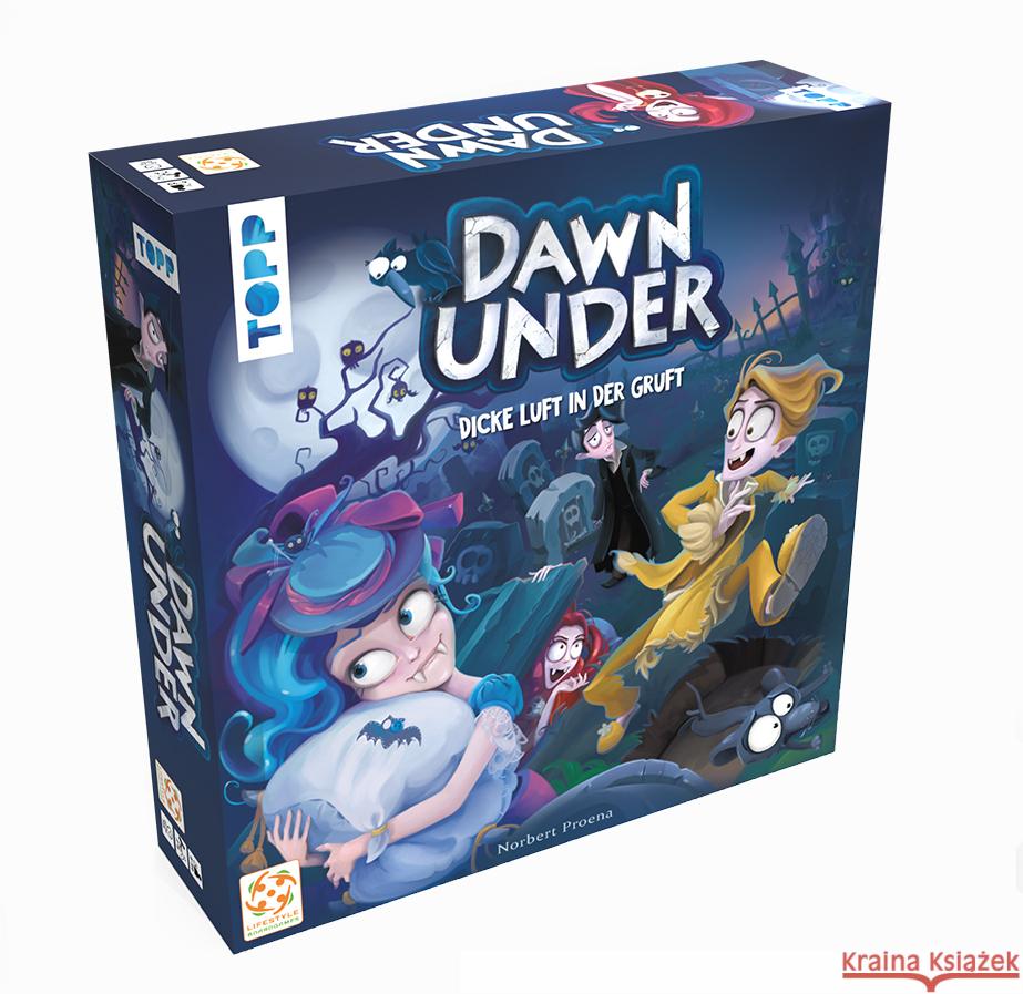 Dawn Under - Dicke Luft in der Gruft. Neuausgabe des Deutschen Kinderspiels 2004 Proena, Norbert 4007742182984 Frech - książka