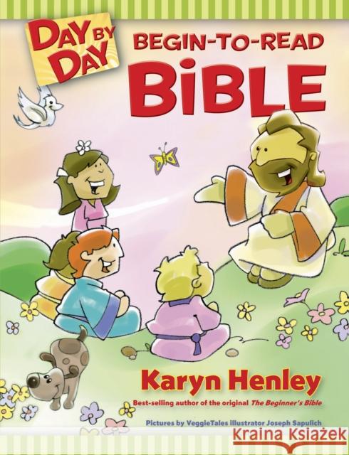 Day by Day Begin-To-Read Bible Henley, Karyn 9781414309347 Tyndale Kids - książka