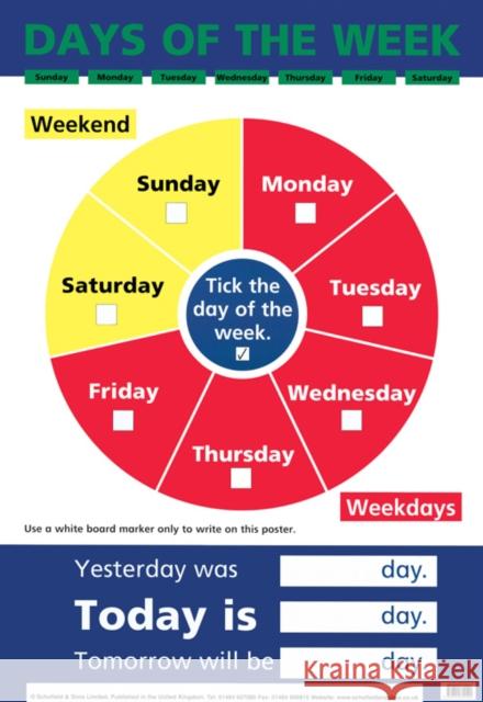 Days of the Week   9780721755540 Schofield & Sims Ltd - książka