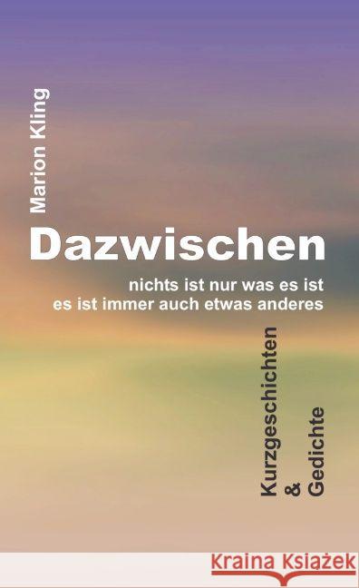 Dazwischen Kling, Marion 9789463677813 Bookmundo - książka