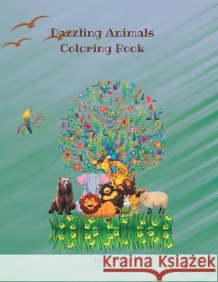 Dazzling Animals Coloring Book Julie Christopher   9786099611334 Generate Plus - książka