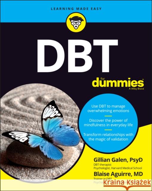 DBT For Dummies Blaise (Harvard Medical School) Aguirre 9781119730125 John Wiley & Sons Inc - książka