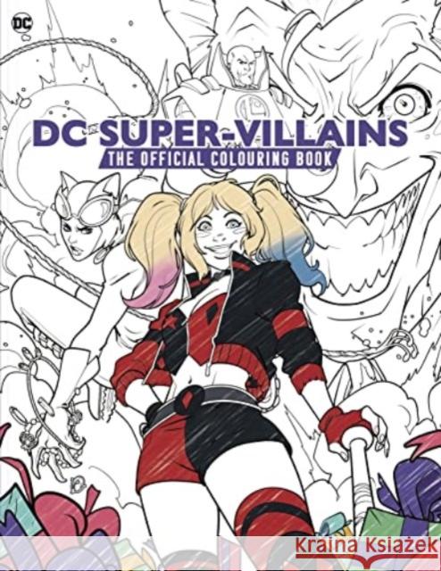 DC: Super-Villains: The Official Colouring Book Titan Books 9781803367002 Titan Books Ltd - książka