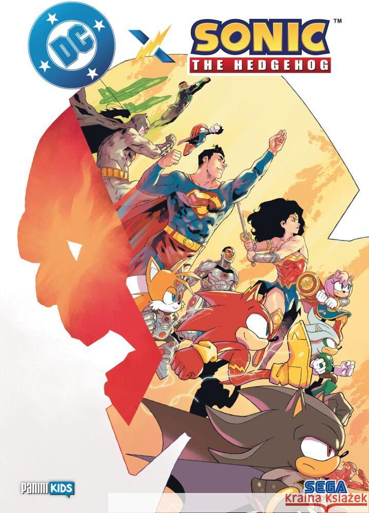 DC x Sonic The Hedgehog Flynn, Ian, Thomas, Adam Bryce 9783741646003 Panini Manga und Comic - książka