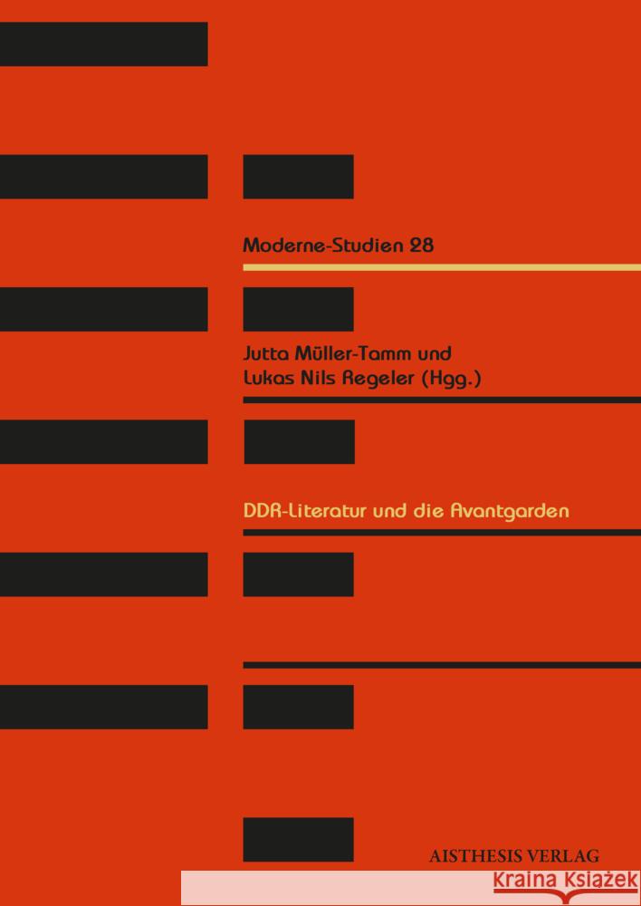 DDR-Literatur und die Avantgarden  9783849818319 Aisthesis - książka