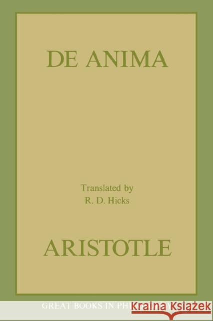 de Anima Aristotle                                Robert H. Rimmer Robert M. Baird 9780879756109 Prometheus Books - książka