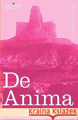 de Anima Aristotle, R D Hicks 9781605204338 Cosimo Classics - książka