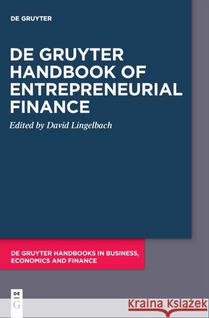 De Gruyter Handbook of Entrepreneurial Finance No Contributor 9783110726756 De Gruyter - książka