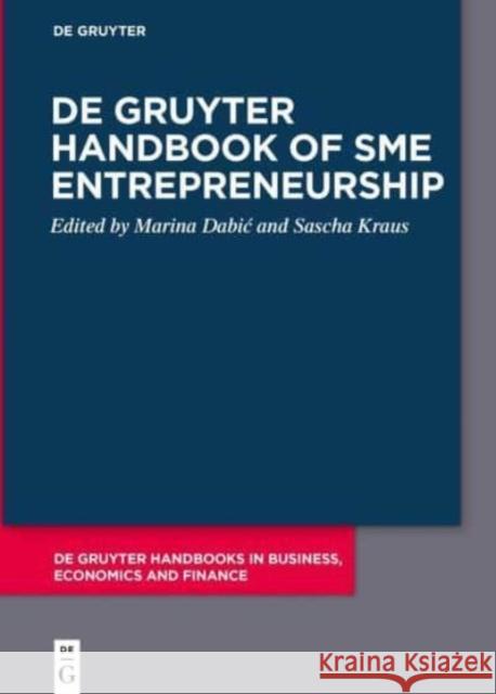 De Gruyter Handbook of SME Entrepreneurship  9783110747522 De Gruyter - książka