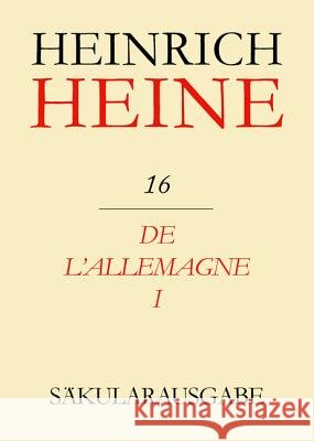 de l'Allemagne I Pichois, Claude 9783050014081 Akademie Verlag - książka