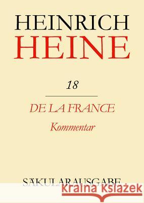 de la France. Kommentar Mende, Fritz 9783050020563 Akademie Verlag - książka