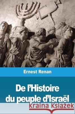 De l'Histoire du peuple d'Israël Renan, Ernest 9782379760655 Prodinnova - książka