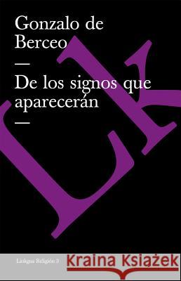 de Los Signos Que Aparecern Gonzalo D 9788498162424 Linkgua - książka