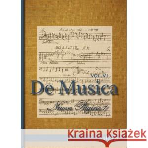De musica Vol VI PRACA ZBIOROWA 9788360569238 ASTRAIA - książka