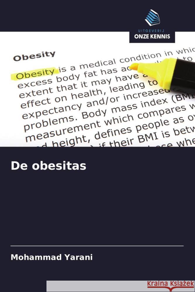 De obesitas Yarani, Mohammad 9786208562663 Uitgeverij Onze Kennis - książka