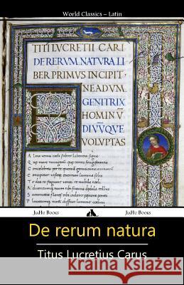 De rerum natura Carus, Titus Lucretius 9781909669970 Jiahu Books - książka