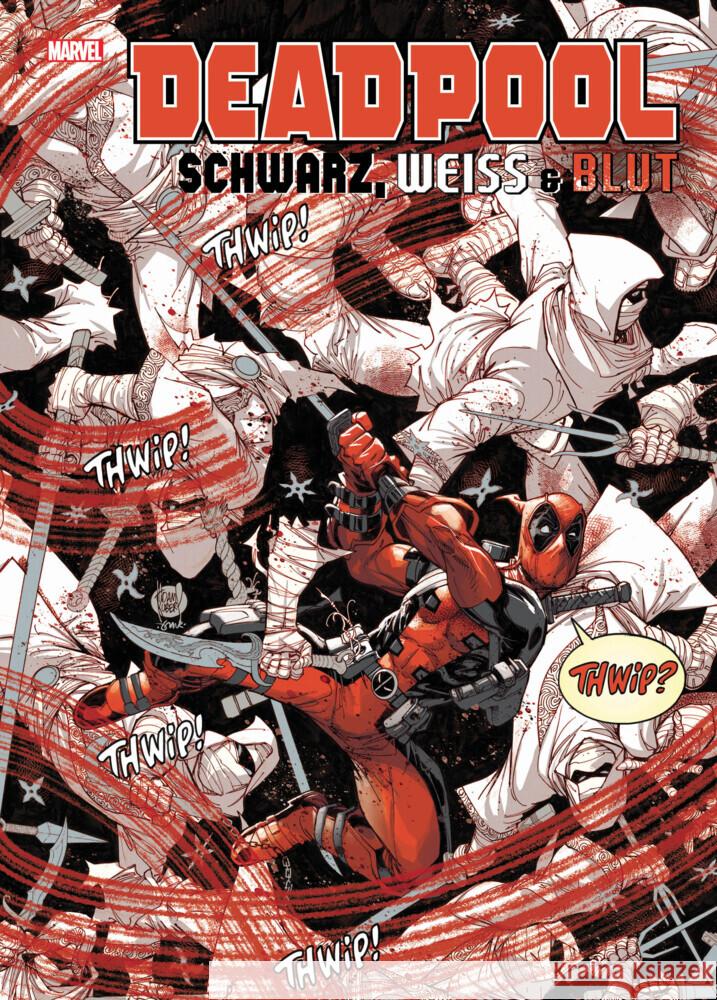 Deadpool: Schwarz, Weiß & Blut Brisson, Ed, Pacheco, Karla, Kirk, Leonard 9783741626319 Panini Manga und Comic - książka