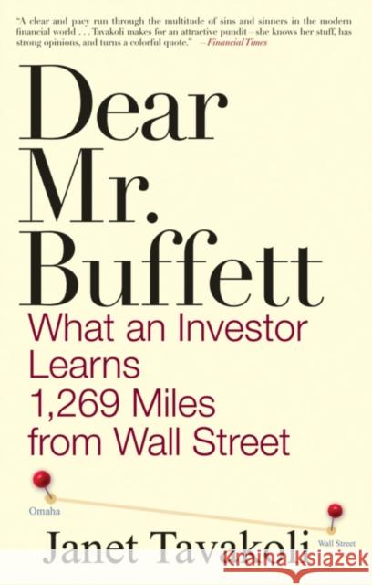 Dear Mr. Buffett P Tavakoli, Janet M. 9780470632420 John Wiley & Sons - książka
