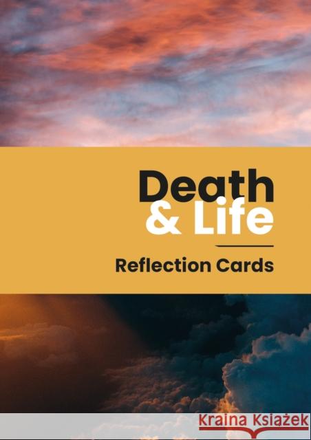 Death and Life reflection cards Alison Webster 9781800393257 BRF (The Bible Reading Fellowship) - książka