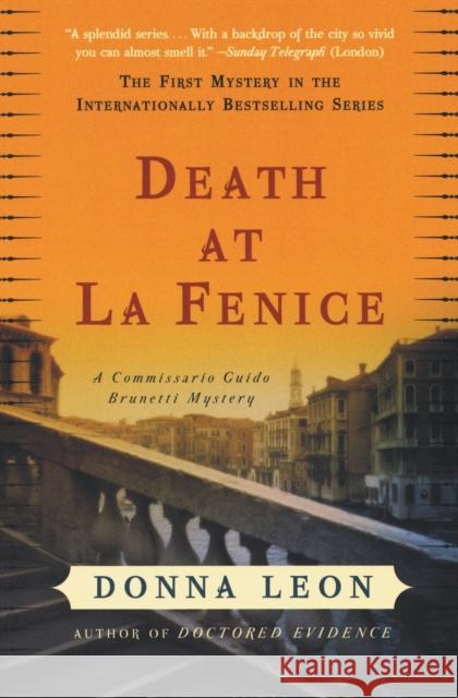 Death at La Fenice Donna Leon 9780060740689 Harper Paperbacks - książka