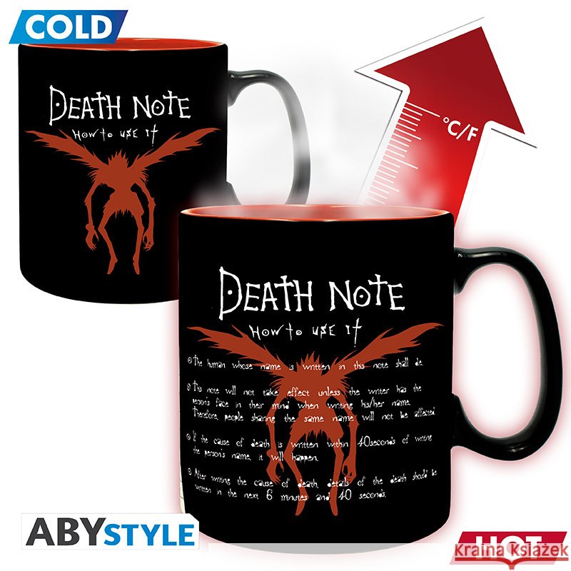 DEATH NOTE - Mug Heat Change - L & Light  3665361153801 Abysse Deutschland - książka