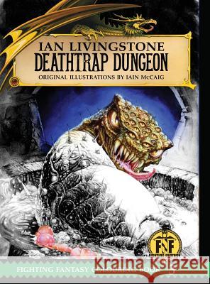 Deathtrap Dungeon Colouring Book Ian Livingstone   9781911390107 Snowbooks Ltd - książka