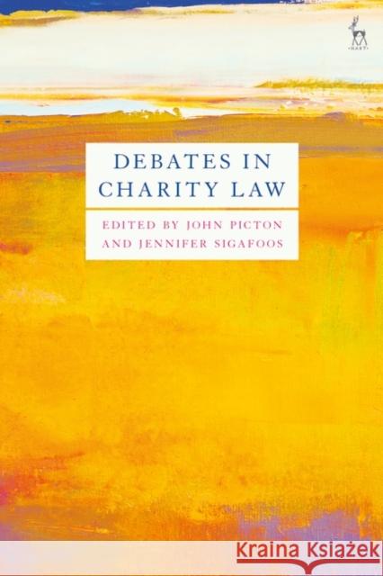 Debates in Charity Law  9781509974276 Bloomsbury Publishing PLC - książka