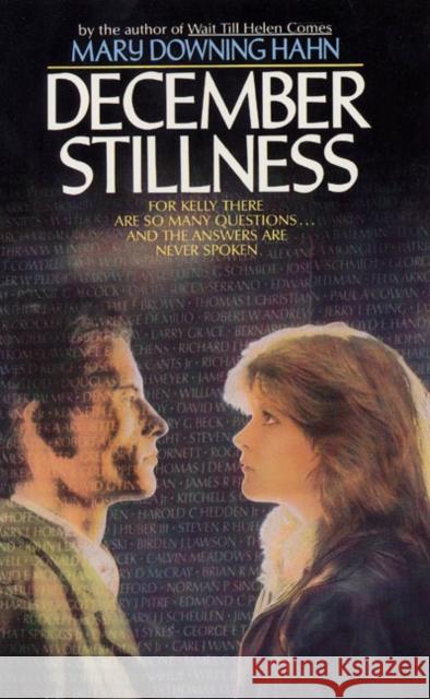 December Stillness Mary Downing Hahn 9780380707645 HarperTrophy - książka