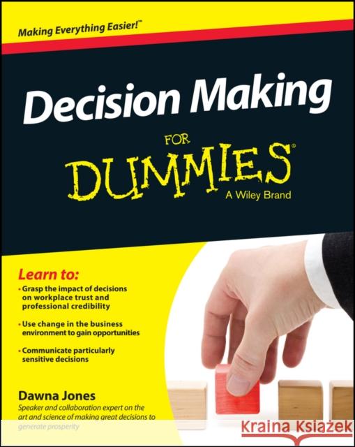 Decision Making For Dummies Consumer Dummies,  9781118833667 John Wiley & Sons Inc - książka