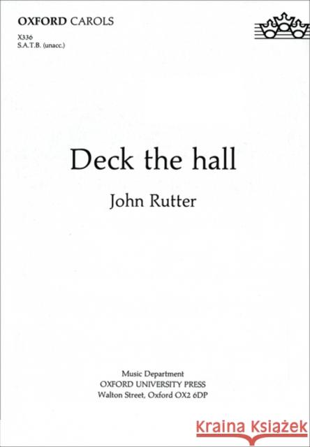 Deck the hall  9780193431379 Oxford University Press - książka